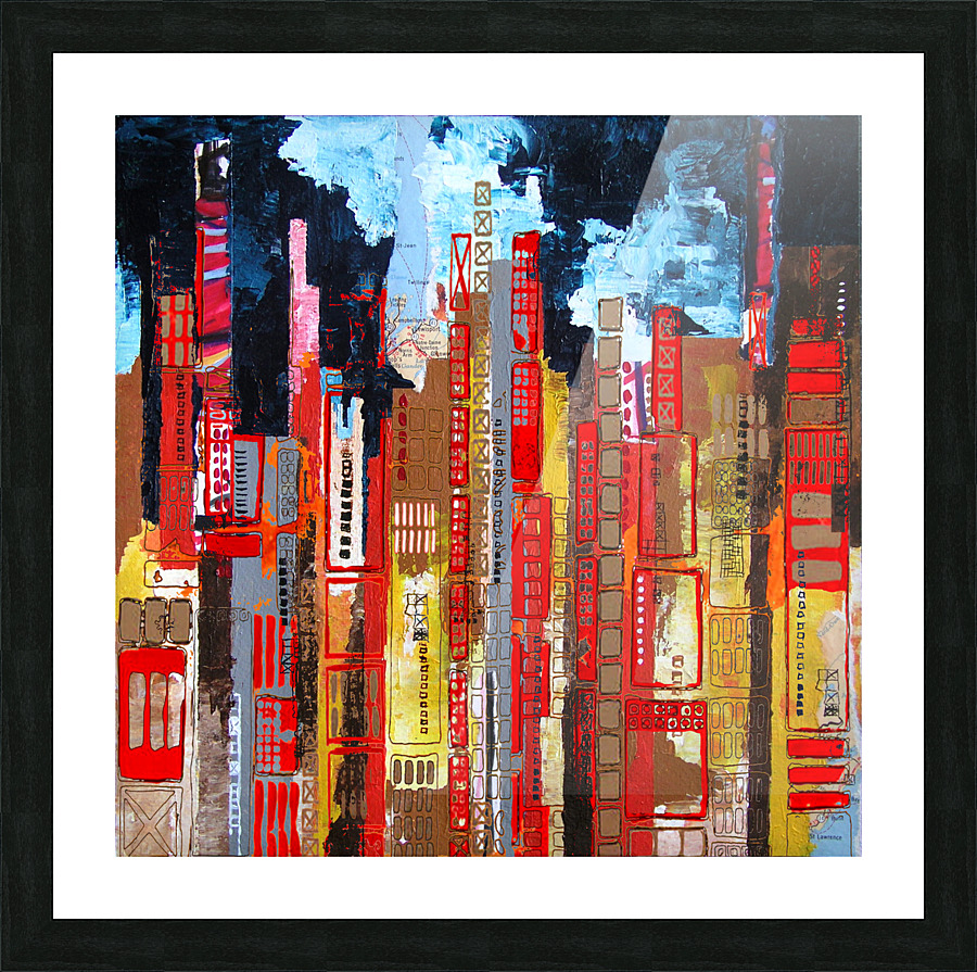 Skyline 7 Picture Frame print