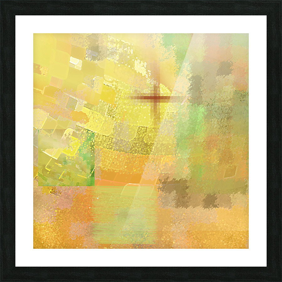 Green 1 Picture Frame print