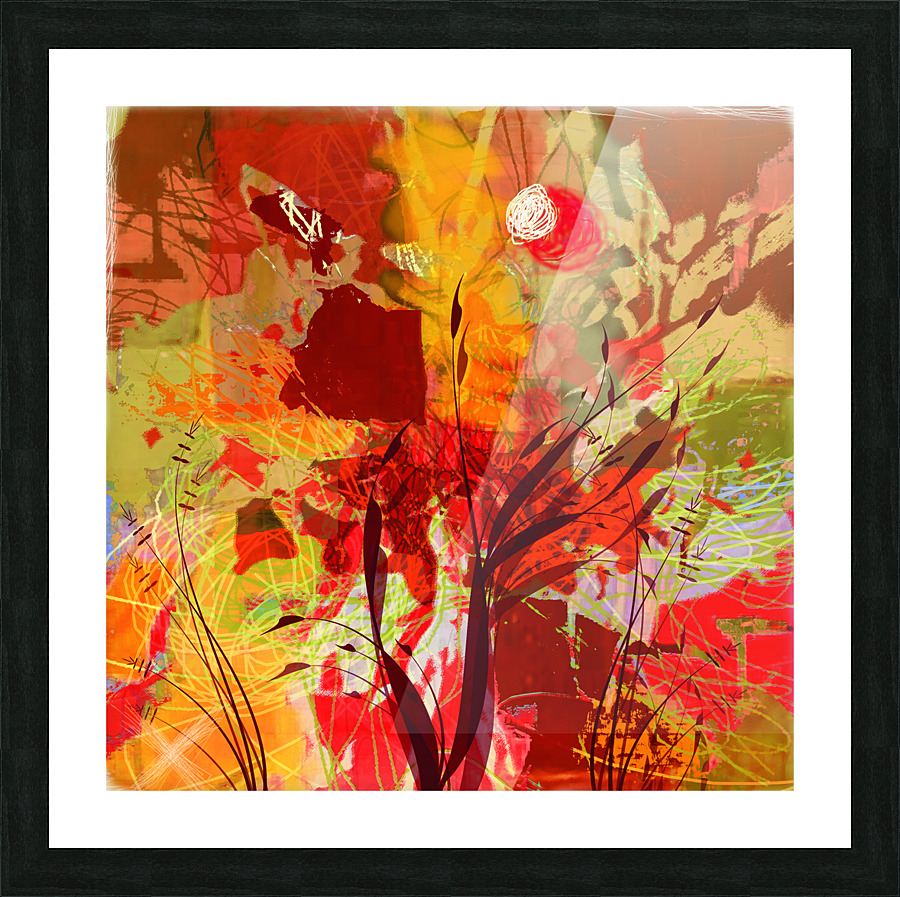 Floral 2 Picture Frame print