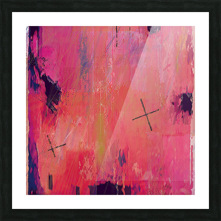Red Cross Background Picture Frame print