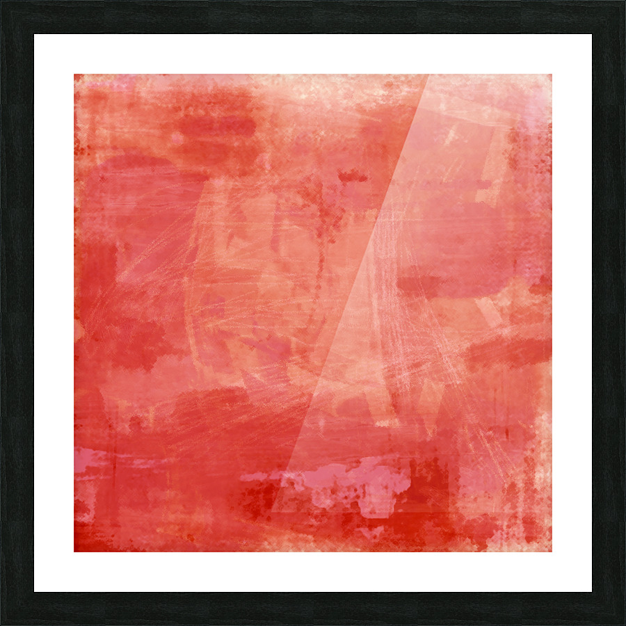 Mono Red Picture Frame print