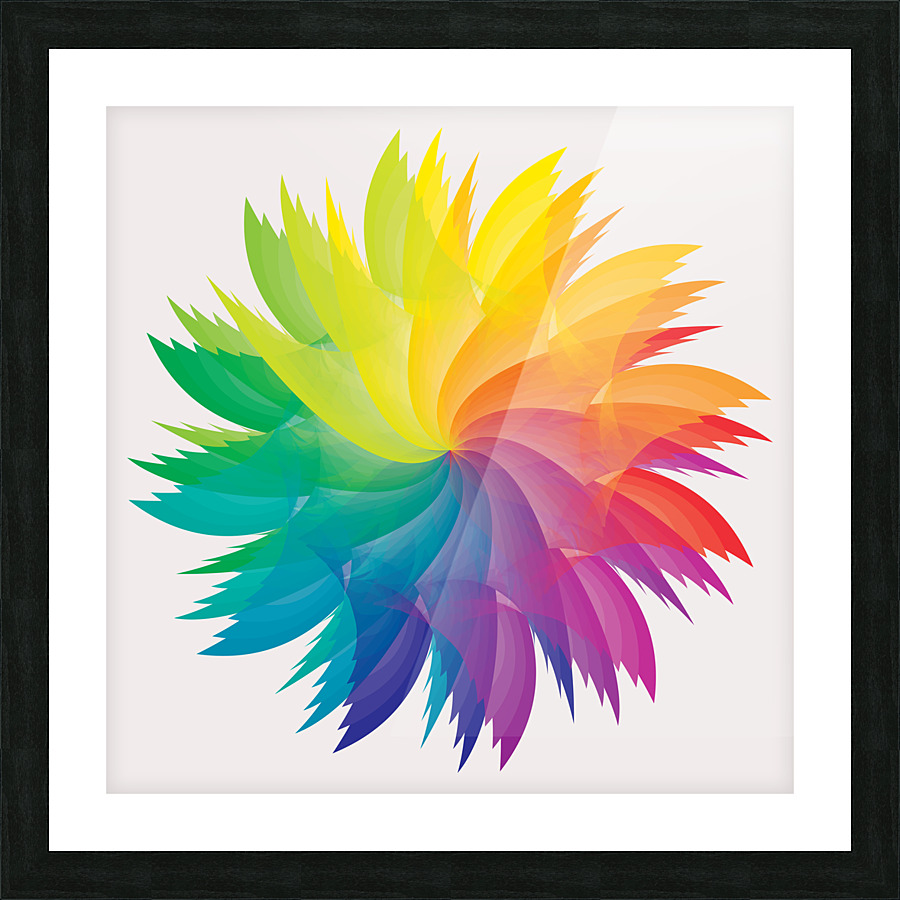 Rosace 2 Picture Frame print