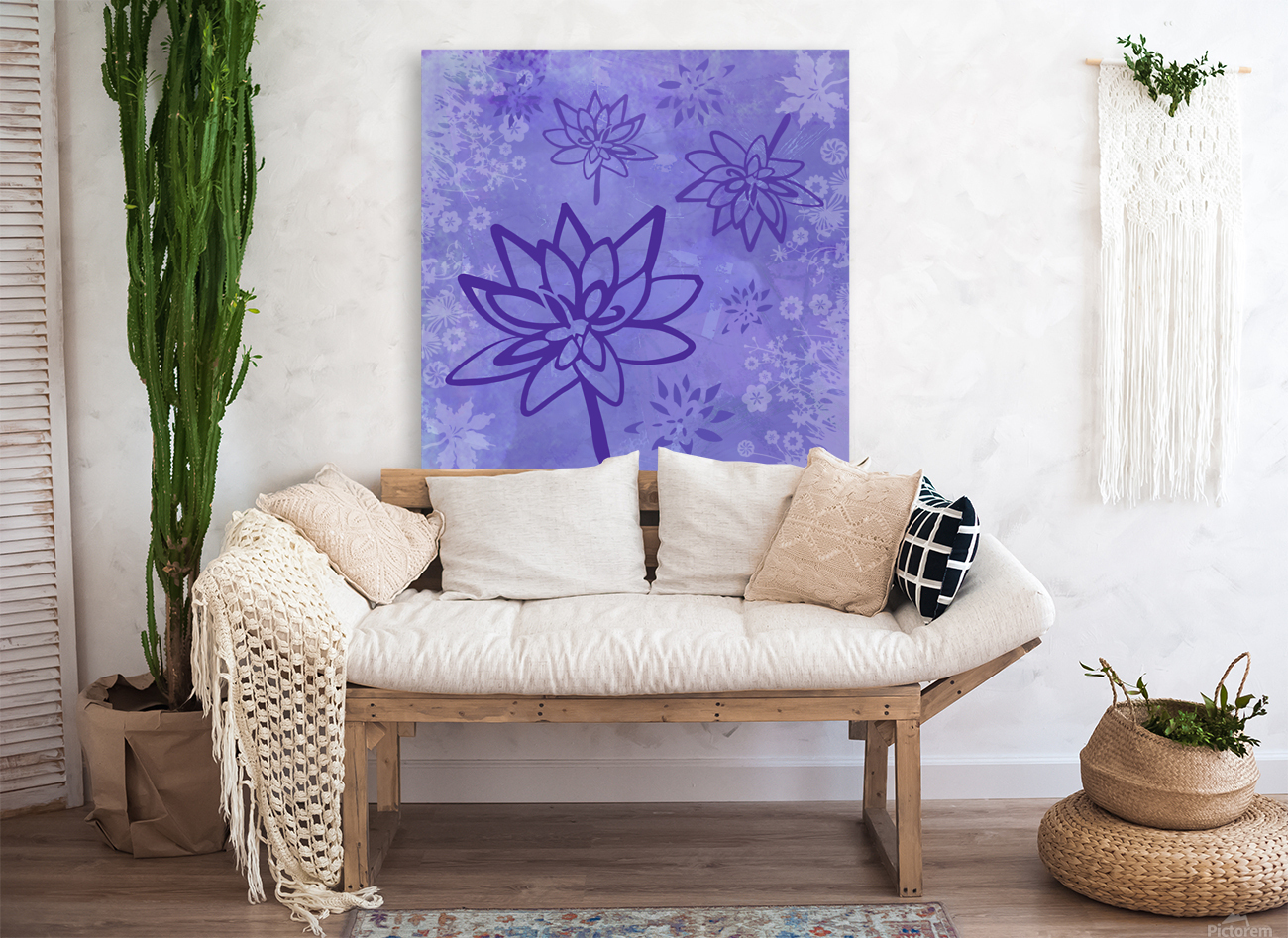 Violet Lotus Reproduction