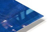 Mono Blue HD Metal print