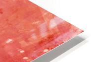 Mono Red HD Metal print