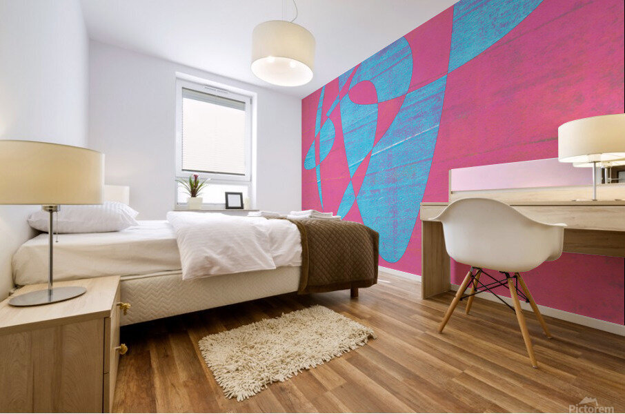 Splitting Hairs Mural print
