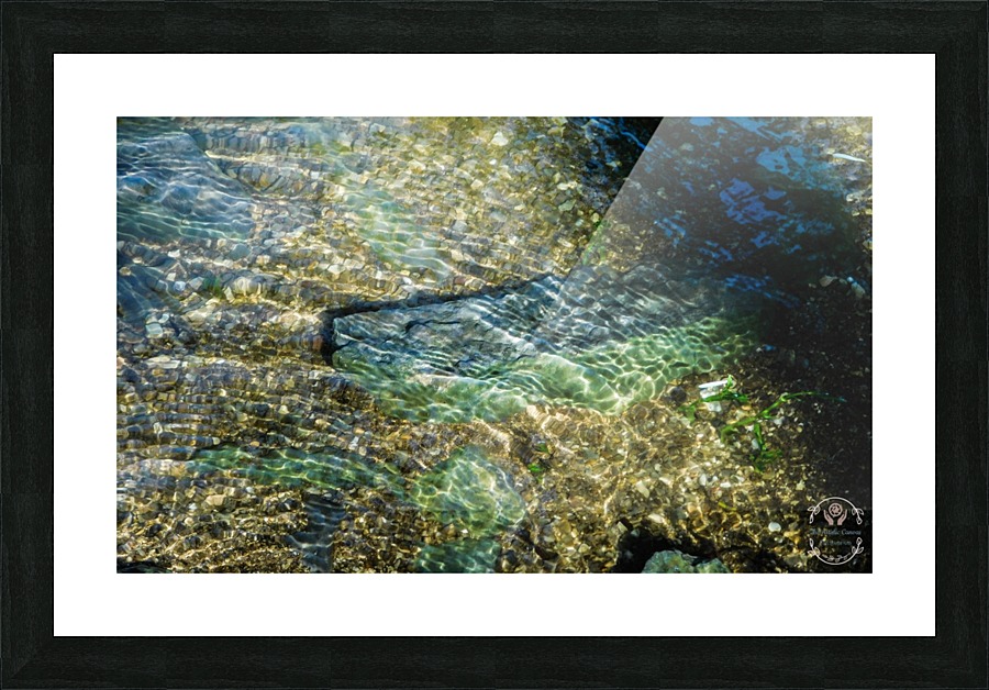 Lake Crystal Picture Frame print