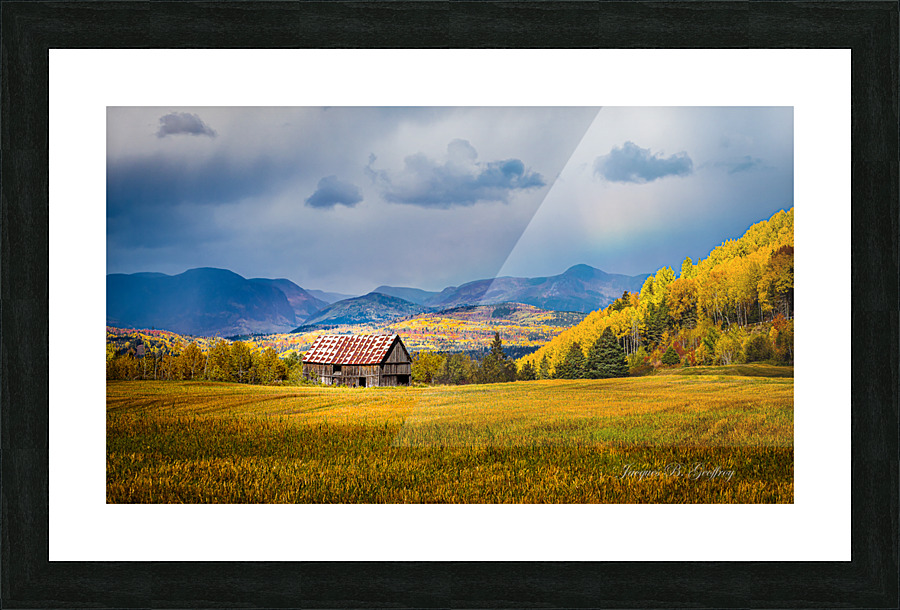 THE OLD BARN Picture Frame print