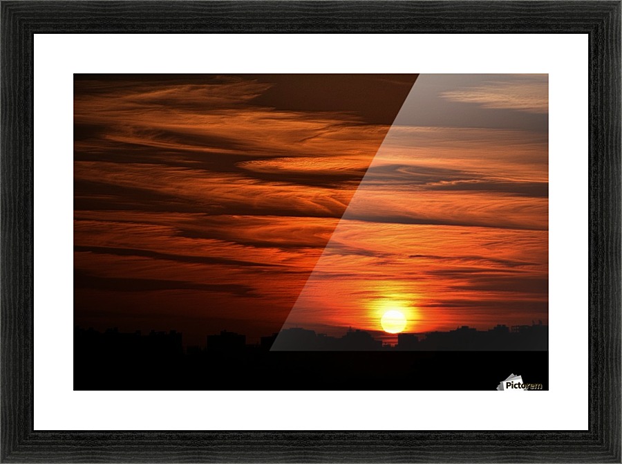 Sunrise in Cairo Picture Frame print