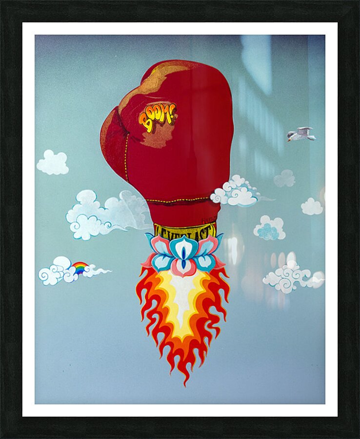 Boxing Lotus Rocket  Picture Frame print