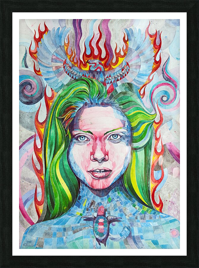 rising PHOENIX  Picture Frame print