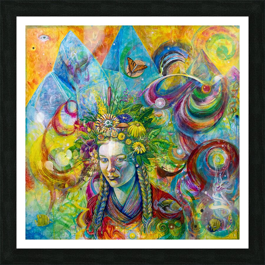 the HEALER Picture Frame print