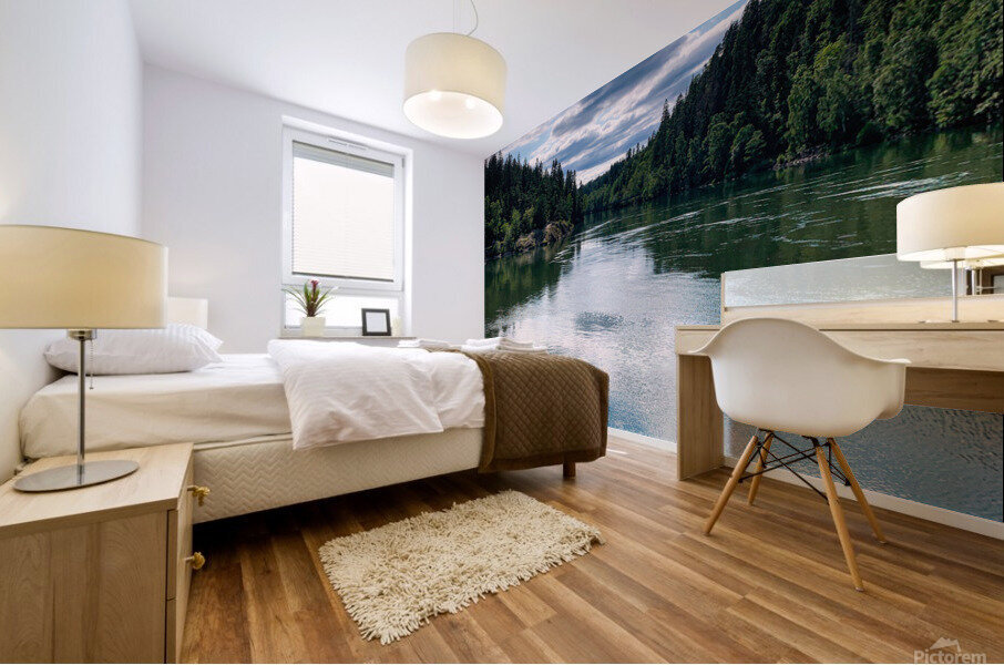 Cloud reflections Mural print