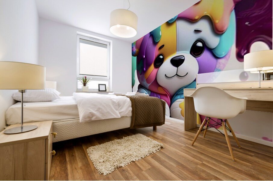 Chromabear Mural print