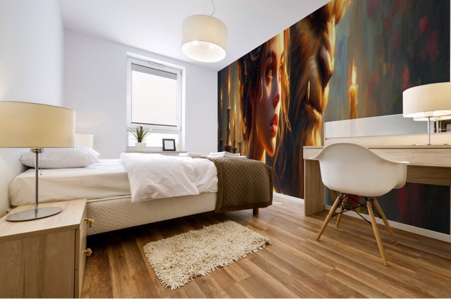 Rosebound Mural print