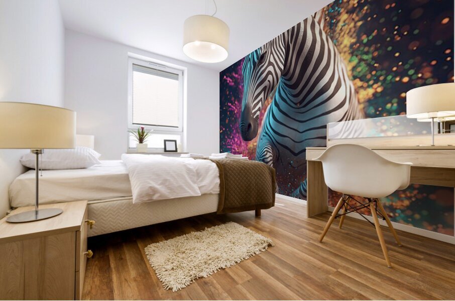 Prism Stampede Mural print