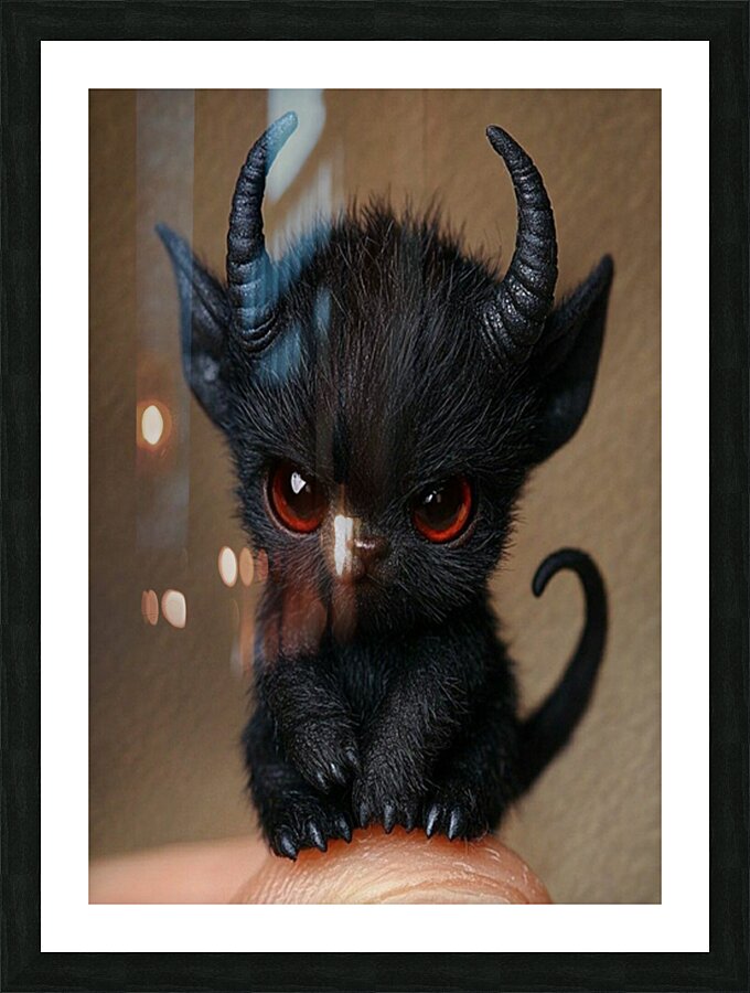 Fingerfiend Picture Frame print