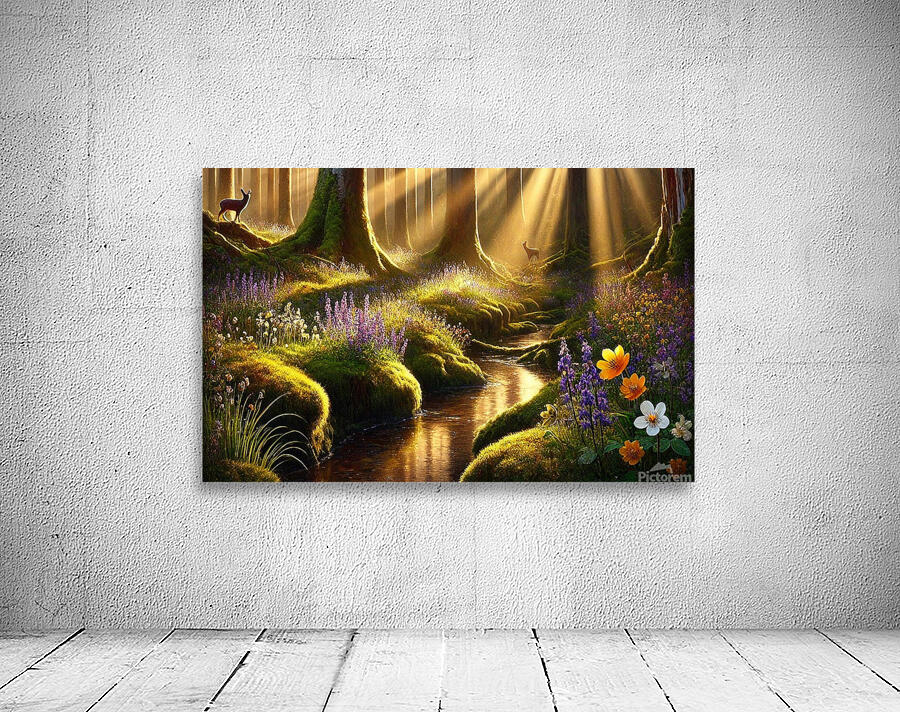 Enchanted Forest at Sunrise Wall Preview