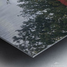 Stone bridge in the fall Metal print