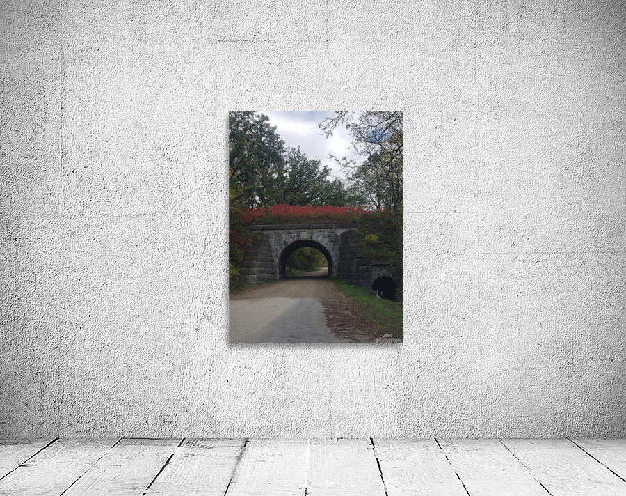Stone bridge in the fall Wall Preview