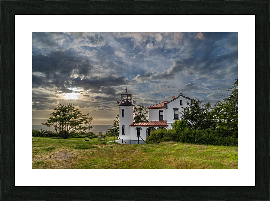  Admiralty Head Lighthouse Memorial Day 2024 Picture Frame print