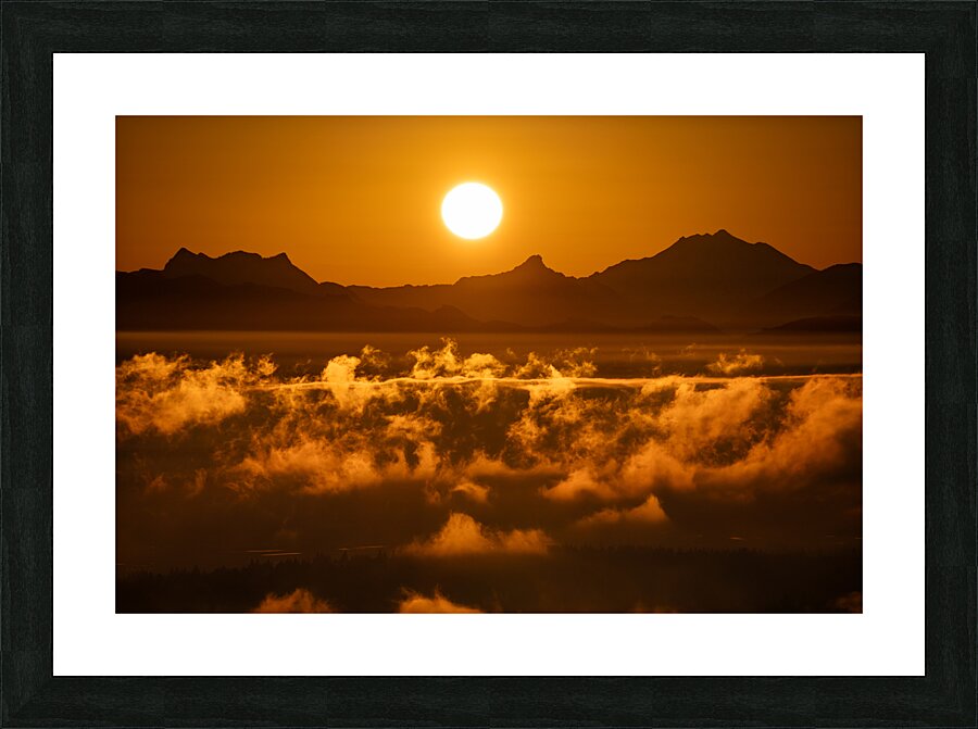 Sunrise Mtns. 1 Picture Frame print