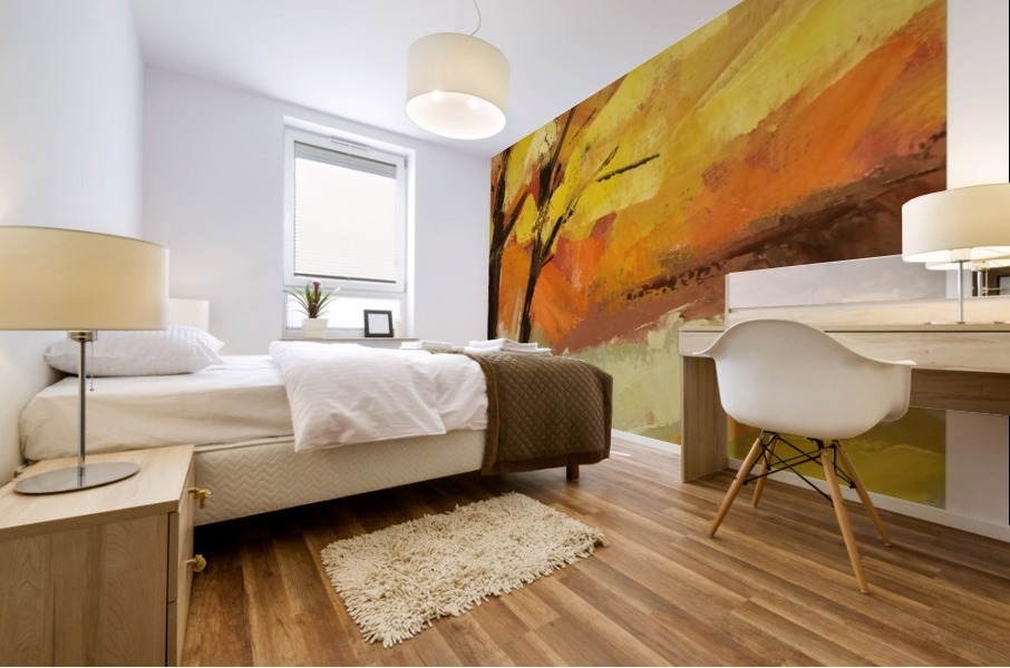 Leaves Mural print