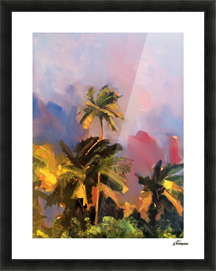 Palms Picture Frame print