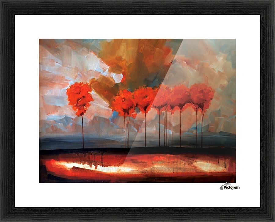 Tall Trees Picture Frame print