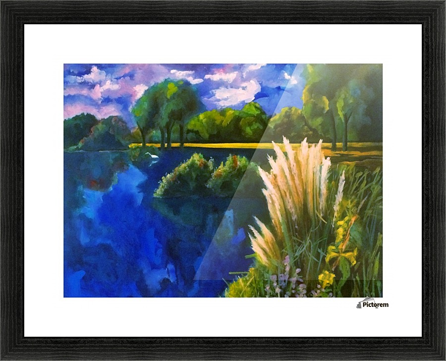 Cattails Picture Frame print