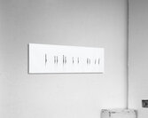 Marks Left on Silence Acrylic Print