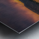 Roads Turn Under Fiery Skies Impression metal