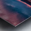 Solitary Harmony Under a Painted Sky Metal print