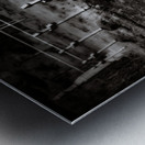 Stillness Among White Crosses Metal print