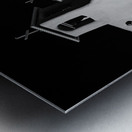 Chiaroscuro of an Adobe Sanctuary Metal print