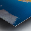 Golden Peak Under Azure Dreams Metal print