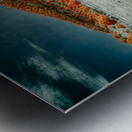 Gravestones Under a Fiery Canopy Metal print