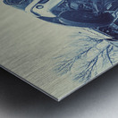 Rustic Relic - Blue Bottom Metal print