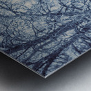 Rustic Relic - Blue Lean Metal print