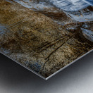 Sapphire Dreams: A Tranquil Waterfall Journey Impression metal