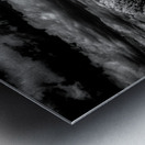 Timeless Elegance of Deserted Peaks Metal print