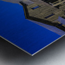 Echoes of the Abandoned West Metal print