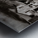 Dust Driven Duel in Old Western Streets Metal print