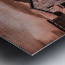 Rugged Standoff in a Deserted Town Metal print