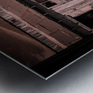 Conversation of Textures Metal print