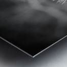 Textures of Thorn and Light Metal print