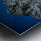 Surreal Desert in Blush and Indigo Metal print