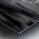 Textured Realms of Silence and Cloud Metal print