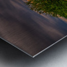 Peach Orchard Storm Metal print