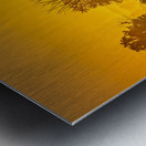 Misty Morning Glow: Dawn in Gettysburg Metal print